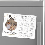 Modern Minimalist Christmas Family Photo Calendar<br><div class="desc">Celebrate the holidays with this chic and minimalist Christmas Calendar design. Featuring a clean white background with a touch of gold and charcoal accents,  this Calendar beautifully highlights your family photo. Choose between a single or multi-photo layout to showcase your loved ones in a modern and stylish way.</div>