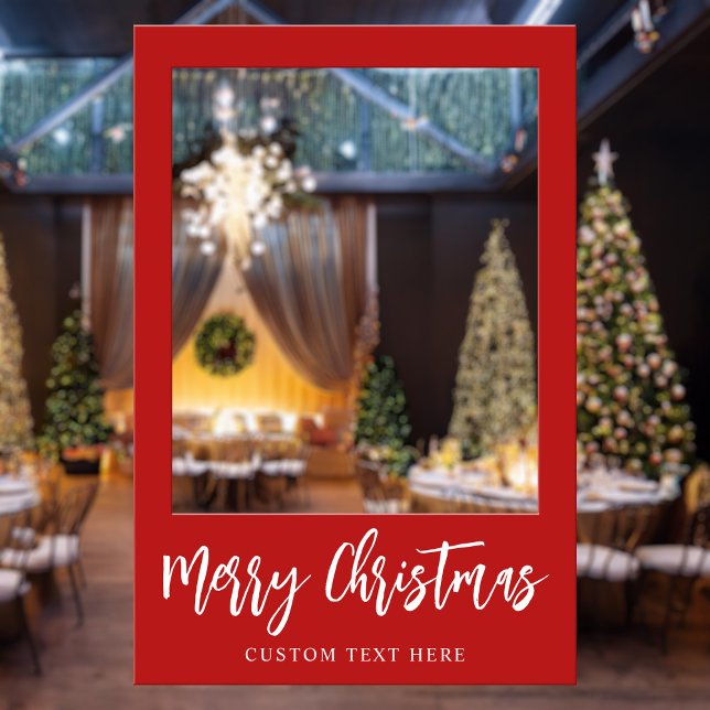 Modern Minimalist Christmas Party Photo Frame Foam Board (Creator Uploaded)