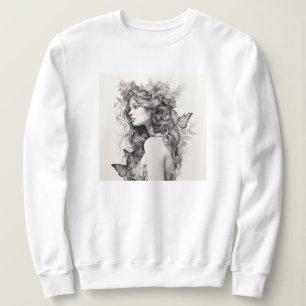 modern minimalist christmas sweatshirt cozy