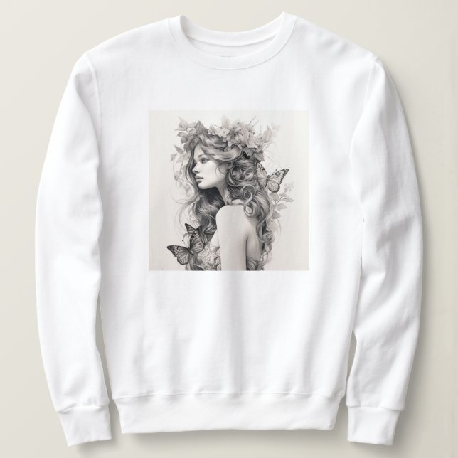 modern minimalist christmas sweatshirt cozy (Design Front)