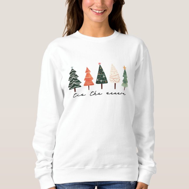 modern minimalist christmas sweatshirt cozy (Front)