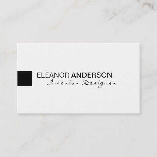 Modern Minimalist Classic Elegant Professional Business Cards