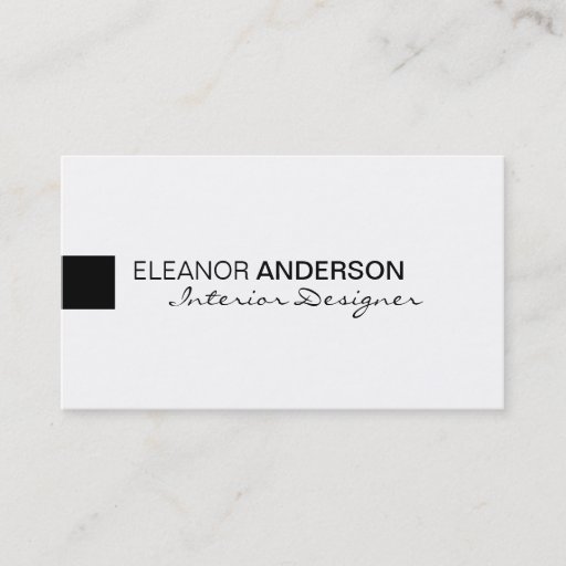 Customizable Modern Minimalist Classic Elegant Professional Business Cards