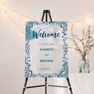 Modern Minimalist classic Flowers wedding Foam Board