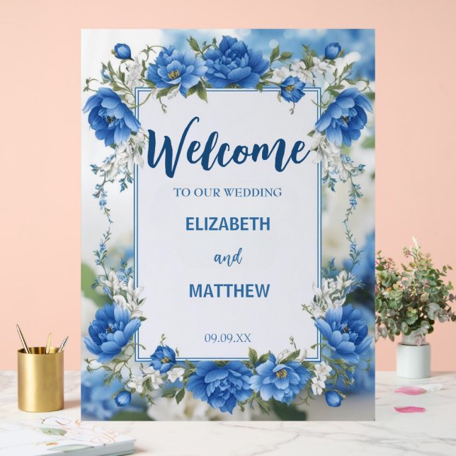 Modern Minimalist classic Rustic Neutral wedding Acrylic Sign (Wedding)