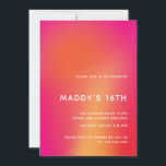 Modern Minimalist Colorful Abstract Sweet 16 Invitation<br><div class="desc">Can be fully customized to suit your needs.
© Gorjo Designs. Made for you via the Zazzle platform. 

// Need help customizing your design? Got other ideas? Feel free to contact me (Zoe) directly.</div>
