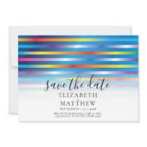 Modern Minimalist Colorful Gradient Design Invitation