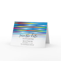 Modern Minimalist Colorful Gradient Design Invitation