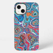 Modern Minimalist Colorful Liquid Abstract