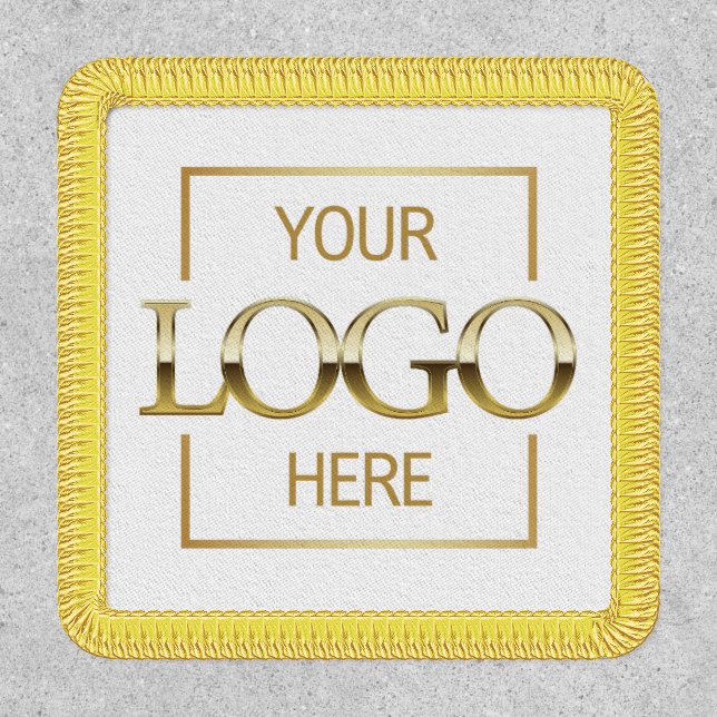 Modern Minimalist Company Business Logo Branded  Patch (Front)