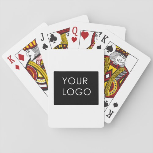 Modern Minimalist Company Business Logo   Poker Cards
