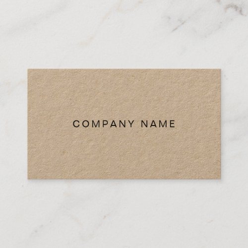 Modern Minimalist Company Delicate Plain Luxury Business Card