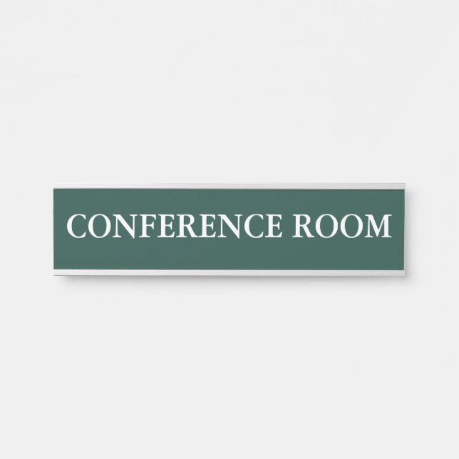 Modern minimalist Conference room  Door Sign (Front)