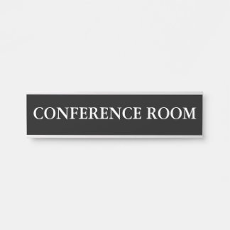 Modern minimalist Conference room Door Sign