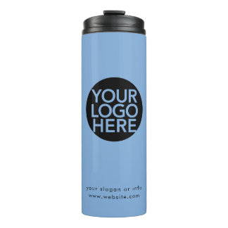 Modern Minimalist Corporate Business Logo Thermal Tumbler