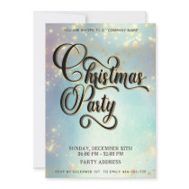 Modern minimalist corporate Christmas party  Invitation