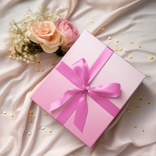 Modern Minimalist Cotton Candy Pink Gradient Wrapping Paper