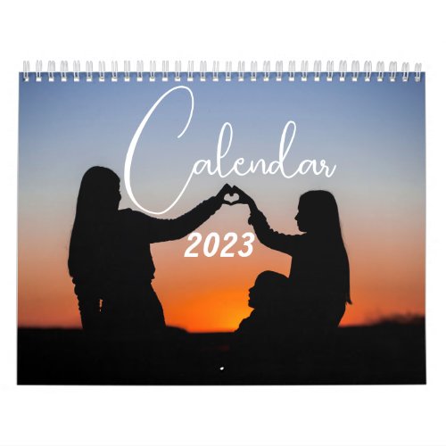 Modern minimalist custom 2024 family Calendar