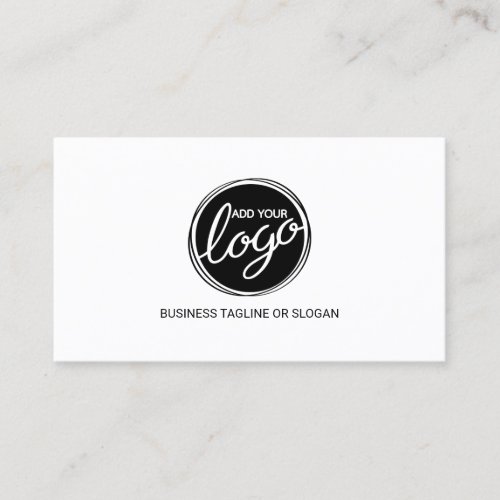 Modern Minimalist Custom Business Logo Appointment Card