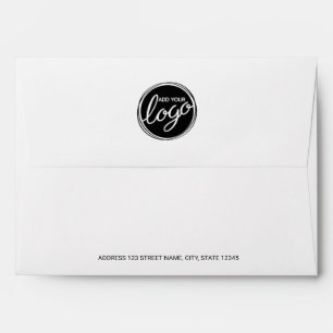 Modern Minimalist Custom Business Logo Envelope