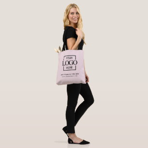 Modern Minimalist Custom Business Logo Promotional Tote Bag