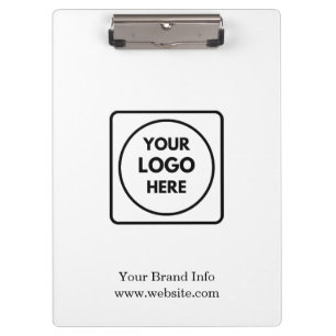 Modern Minimalist Custom Corporate Logo Design Clipboard