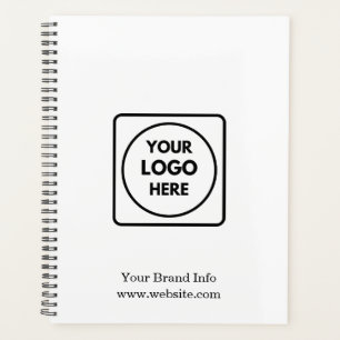 Modern Minimalist Custom Corporate Logo Planner