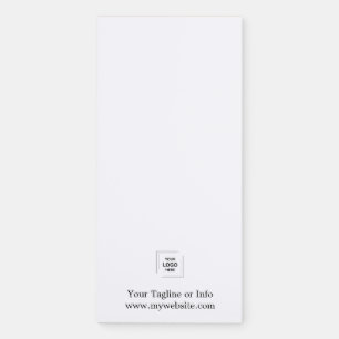 Modern Minimalist Custom Logo Magnetic Notepad 