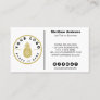 Modern Minimalist Custom Logo Social Media Icons B Business Card