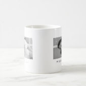 Modern Minimalist Custom Photo Coolest Dad Coffee Mug (Center)