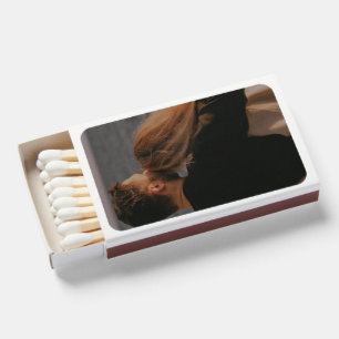 Modern Minimalist Custom Photo Matchboxes