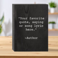 Modern Minimalist Custom Quote