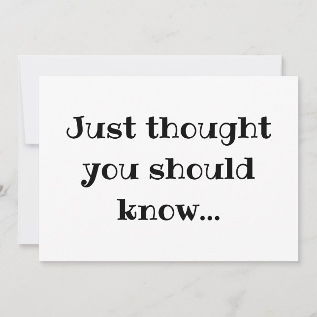 Modern Minimalist Cute Pregnancy Announcement Card (Front)