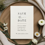 Modern Minimalist Digital Wedding Save the Date<br><div class="desc">Custom-designed wedding save the date card featuring modern minimalist style design. Digital download available.</div>
