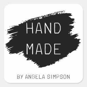 Modern Minimalist DIY Handmade by Custom Sticker