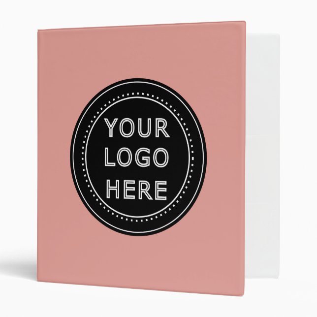 Modern, Minimalist, Elegant and Customizable  3 Ring Binder (Front/Inside)