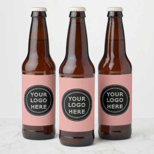 Modern Minimalist Elegant and Customizable  Beer Bottle Label