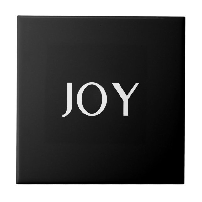 Modern, Minimalist, Elegant and Customizable Ceramic Tile (Front)