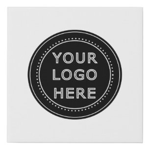 Modern, Minimalist, Elegant and Customizable  Faux Canvas Print