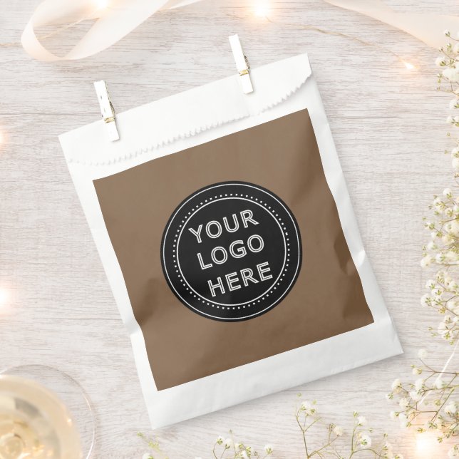Modern, Minimalist, Elegant and Customizable  Favor Bag (Clipped)