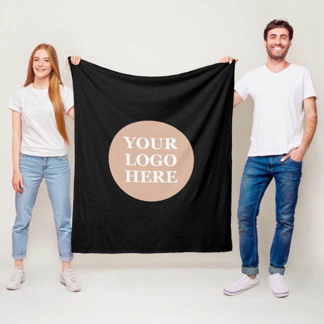 Modern, Minimalist, Elegant and Customizable  Fleece Blanket (In Situ)