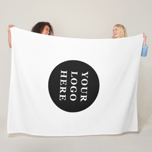 Modern Minimalist Elegant and Customizable  Fleece Blanket