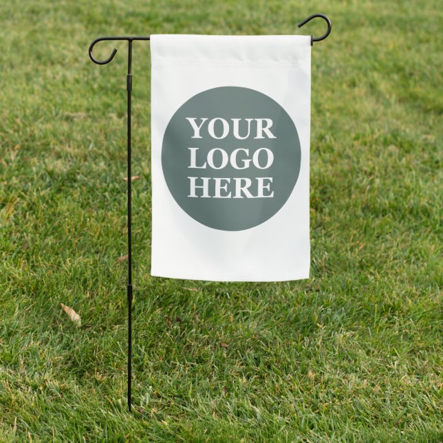Modern, Minimalist, Elegant and Customizable  Garden Flag (In SItu)