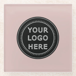 Modern, Minimalist, Elegant and Customizable Glass Coaster