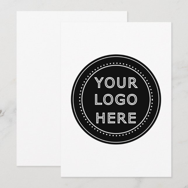 Modern, Minimalist, Elegant and Customizable  Invitation (Front/Back)