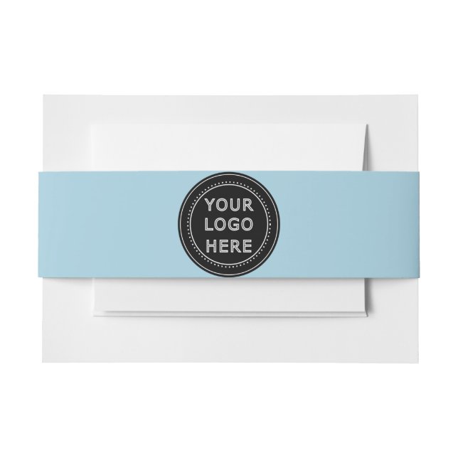 Modern, Minimalist, Elegant and Customizable  Invitation Belly Band (Front Example)