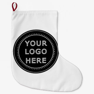 Modern, Minimalist, Elegant and Customizable  Large Christmas Stocking