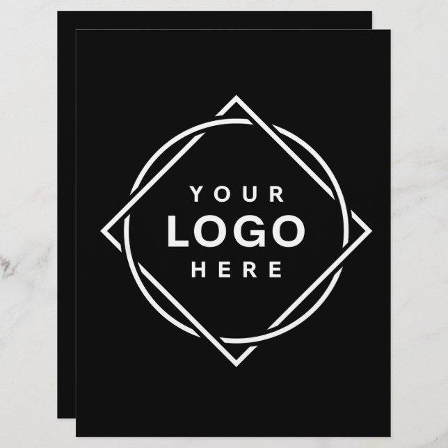 Modern, Minimalist, Elegant and Customizable  Letterhead (Front/Back)