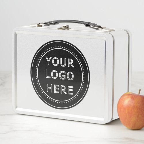 Modern Minimalist Elegant and Customizable  Metal Lunch Box