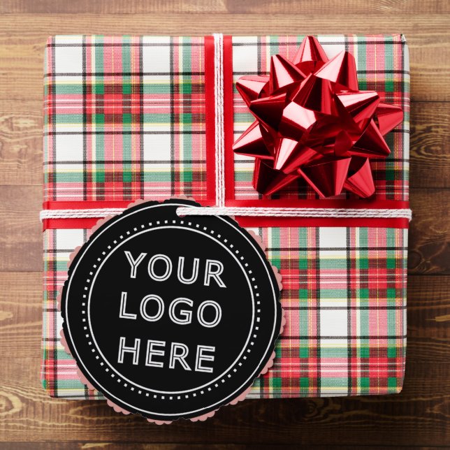 Modern, Minimalist, Elegant and Customizable  Ornament Card (Insitu (Gift))